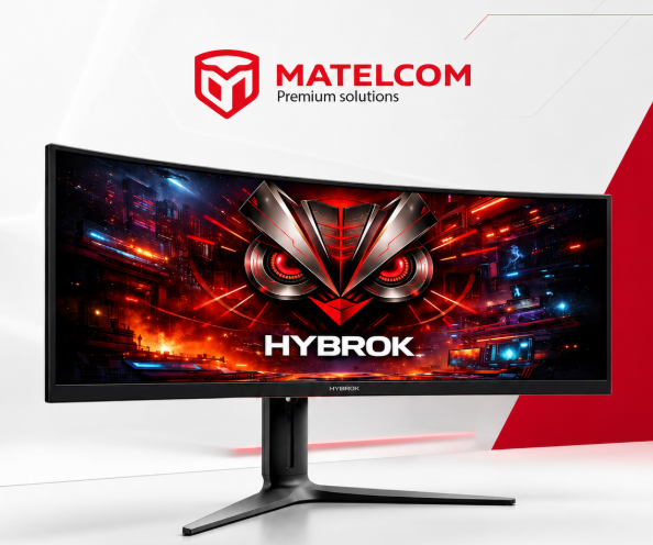 HYBROK HG49OLED240 – Écran Gaming Incurvé 49" QD-OLED DQHD 240Hz 0.03ms