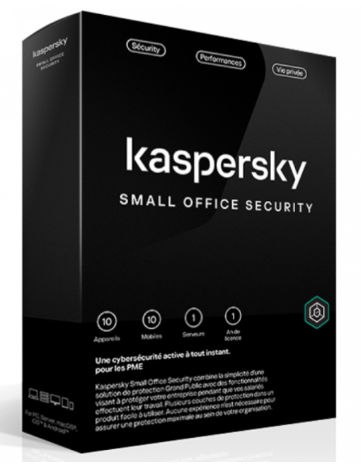 Kaspersky Small Office Security – 10 Postes + 1 Serveur