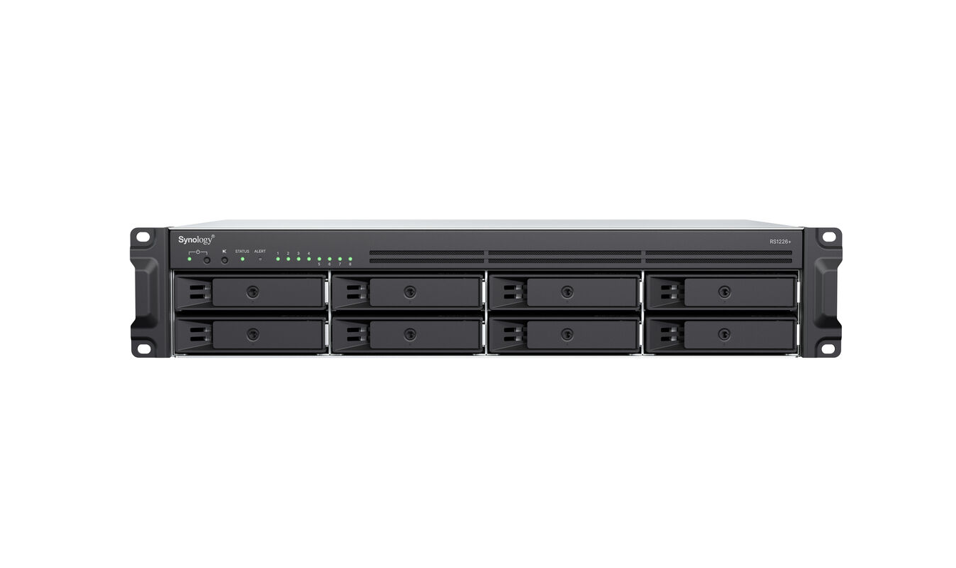 Serveur NAS Rack Synology RackStation RS1226+ 8 Baies Ryzen 4 Go ECC