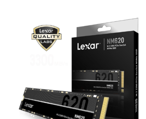 SSD Lexar NM620 512 Go M.2 NVMe PCIe 3.0 x4