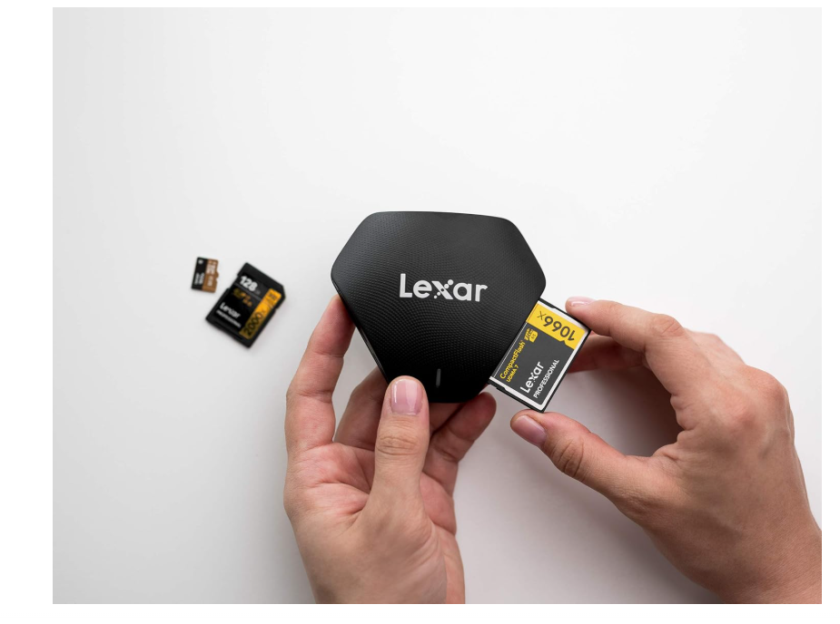 Lecteur Multi-Cartes 3-en-1 USB 3.1 Haute Vitesse Lexar Professional