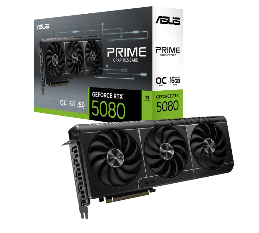 Carte Graphique 16 Go GDDR7 OC DLSS 4 PCIe ASUS PRIME GeForce RTX 5080