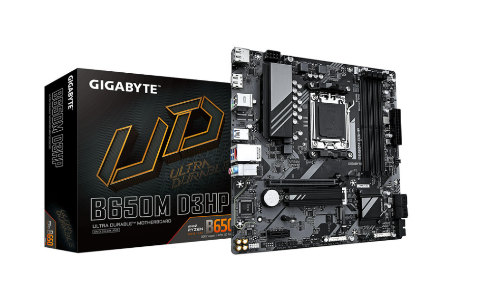 Carte Mère Micro‑ATX AMD AM5 DDR5 PCIe 4.0 GIGABYTE B650M D3HP