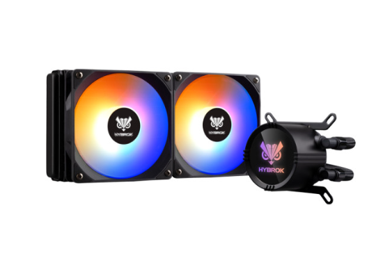 Kit Watercooling 240 mm ARGB CPU Hybrok HL240B Noir