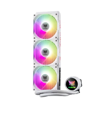 Kit Watercooling 360 mm ARGB CPU Hybrok HL360W Blanc