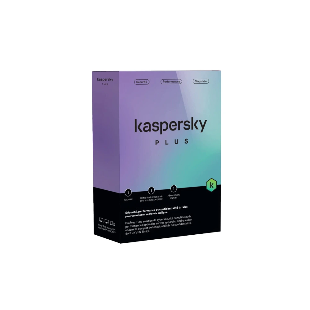 Kaspersky Plus Internet Security 2026 – 10 Appareils – 1 An