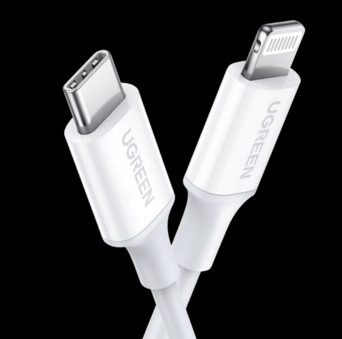 Câble UGREEN Lightning vers USB-C MFi – Charge Rapide iPhone -1M