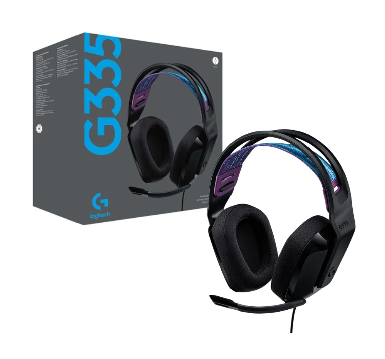 Casque Gaming Filaire Logitech G335 – Jack 3,5 mm – Noir