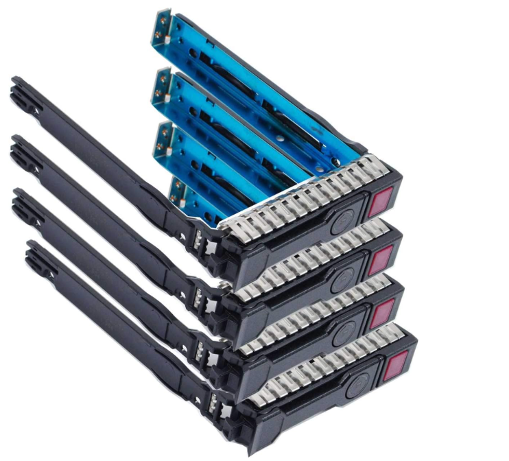 Pack 4 Tray Caddy Disque Dur 2.5" SAS/SATA HP Gen8/Gen9