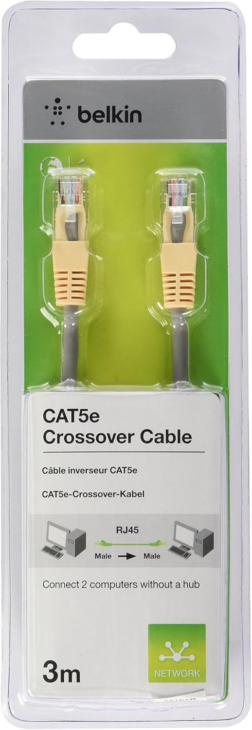 Câble Réseau Croisé Belkin RJ45 CAT5e 3m