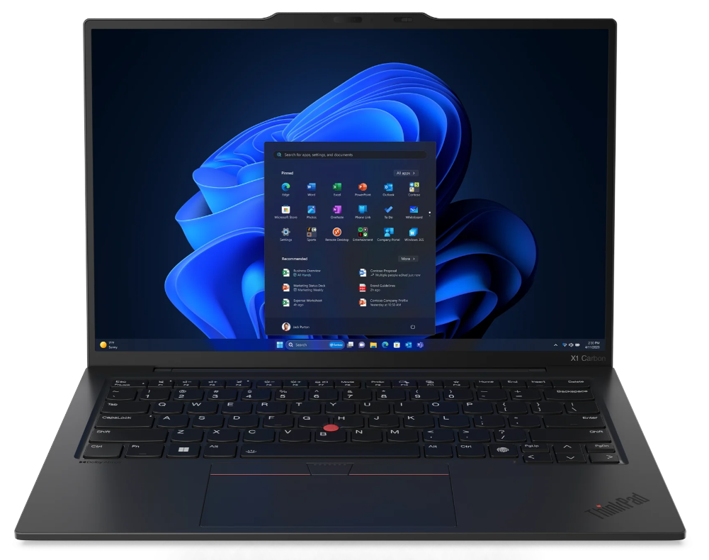 Ordinateur Portable 14" Professionnel Lenovo ThinkPad X1 Carbon Gen 12 – Intel Core Ultra 7 – 32 Go – 1 To SSD