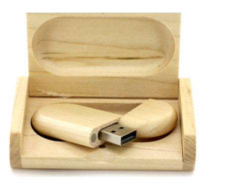 Clé USB Publicitaire en Bois 8 Go / 16 Go / 32 Go