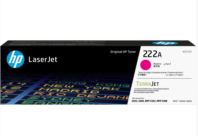 Cartouche Toner Magenta HP 222A LaserJet Original  Modèle :