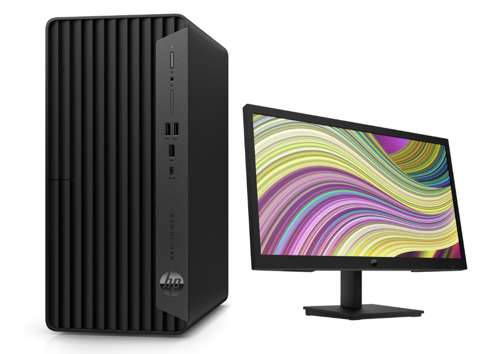 Ordinateur de bureau HP Pro Tower 400 G9 MT i7 + Écran HP P22v G5 21.5"