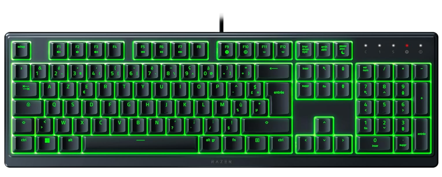 Clavier Gamer RGB USB AZERTY Razer Ornata V3 X
