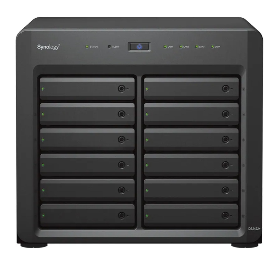 Serveur NAS Synology DiskStation DS2422+ 12 Baies Ryzen 4 Go ECC