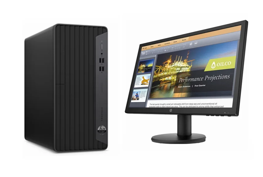 Ordinateur de Bureau Tour avec Écran Full HD HP ProDesk 400 G7 MT