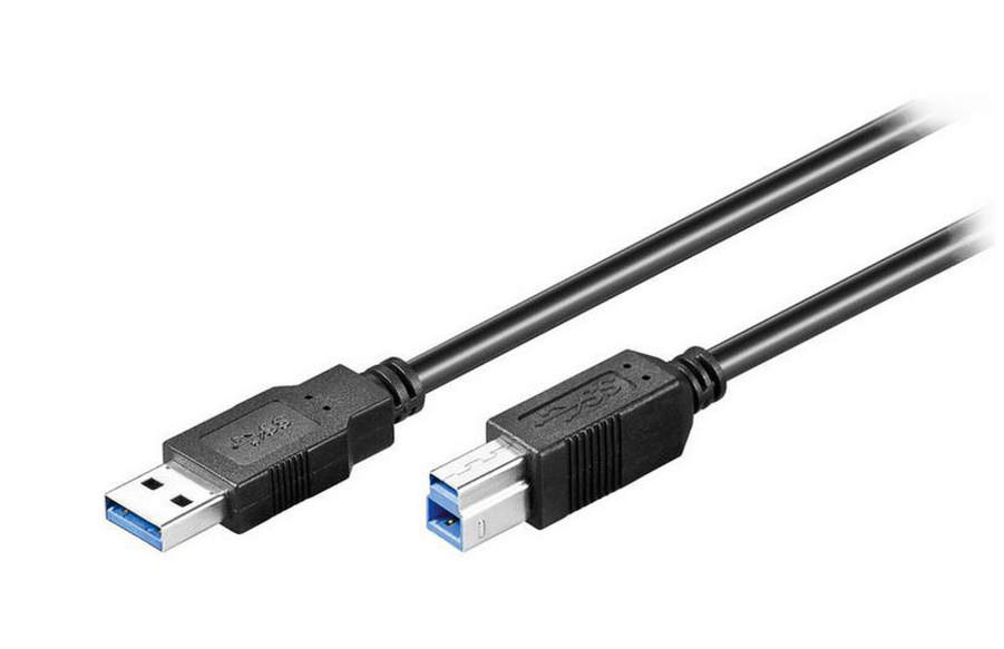 Câble HP USB 3.0 Type A vers Type B (Mâle/Mâle) – 1.8 m