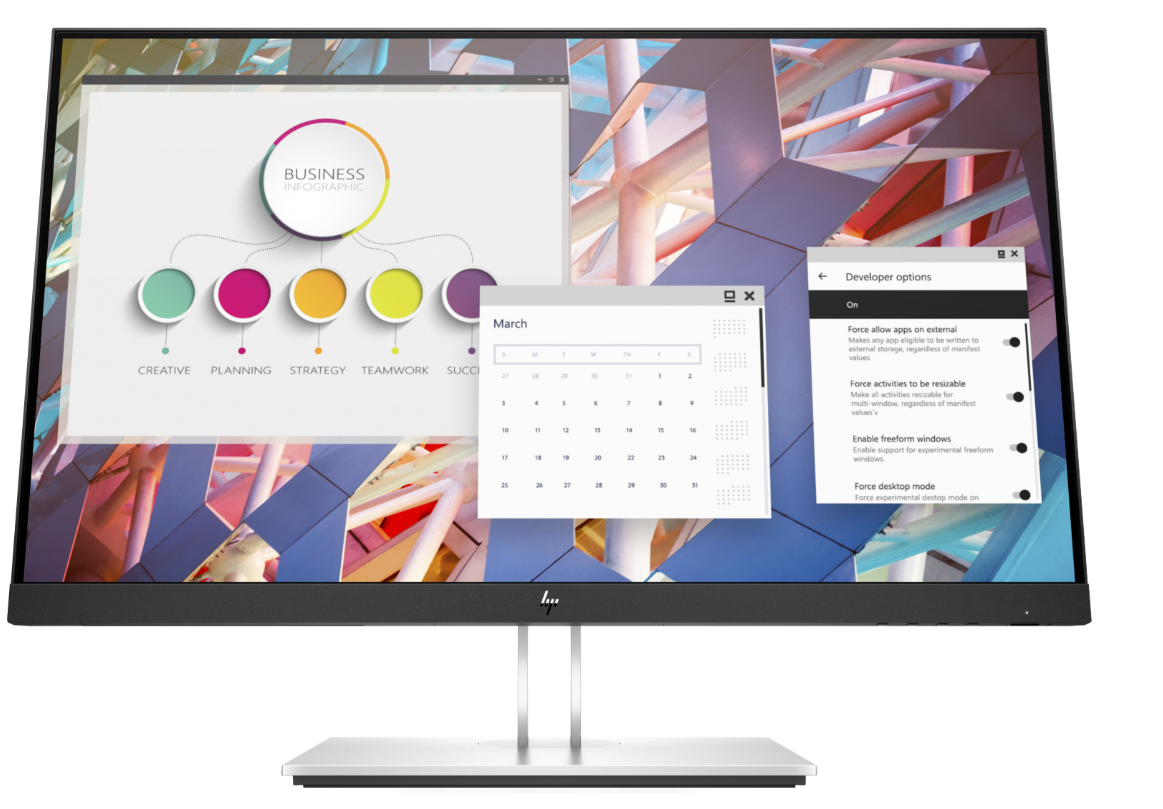 Écran Moniteur 23.8" Full HD IPS 60 Hz HP E24 G4