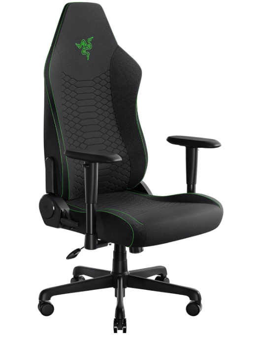 Chaise Gaming Ergonomique Inclinable Tissu Noir Razer Iskur V2 X