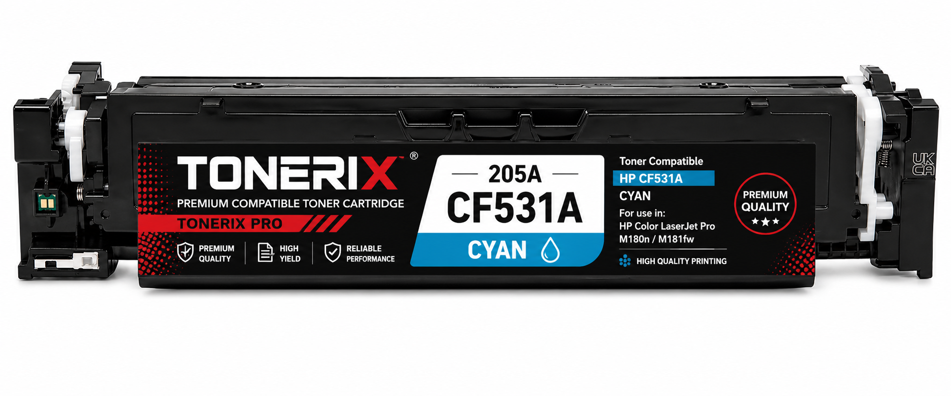 Cartouche Toner Cyan Compatible Tonerix HP 205A pour HP Color LaserJet