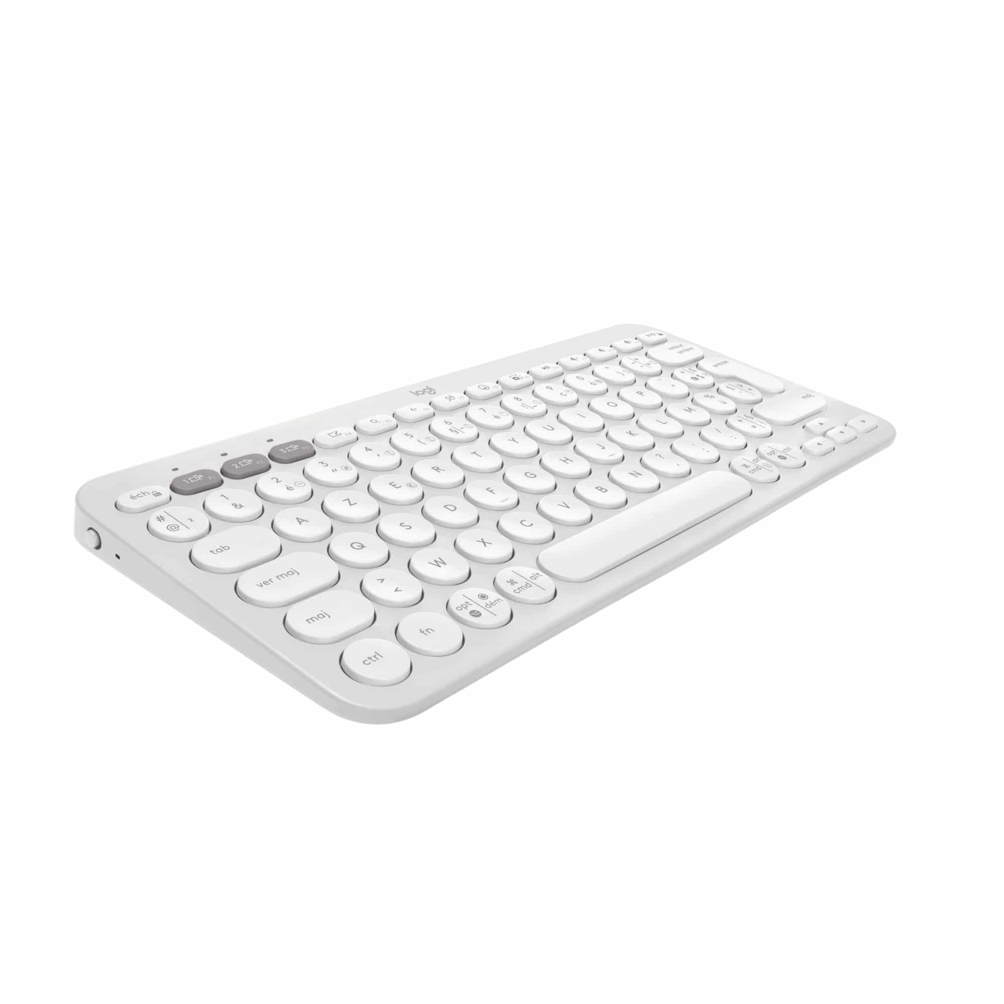 Clavier Sans Fil Bluetooth Logitech Pebble Keys 2 K380s Mini – Blanc photo 2