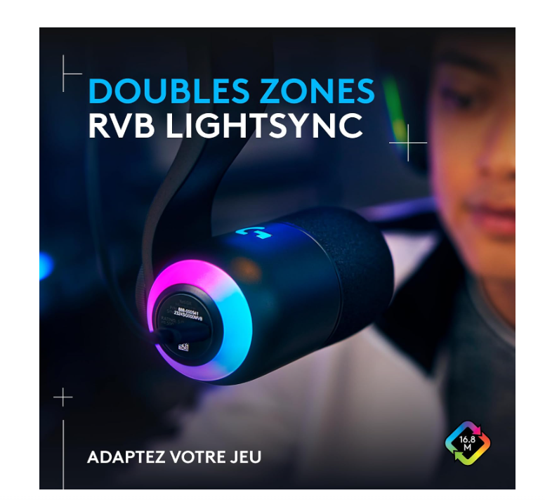 Logitech Yeti GX Dynamic RGB Gaming Noir photo 3