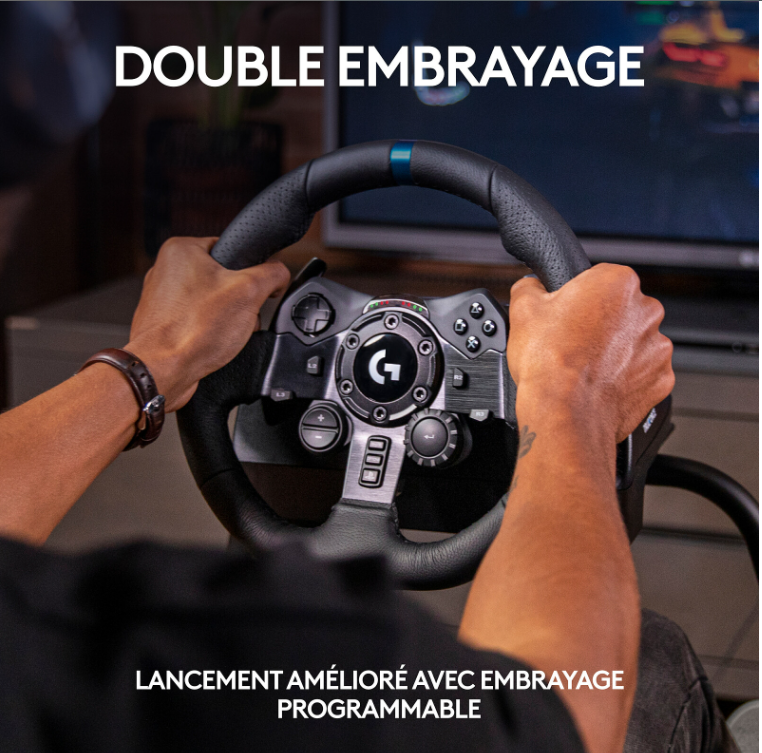 Logitech G923 TrueForce Racing Wheel – PC / PlayStation 5 / PlayStation 4 photo 4