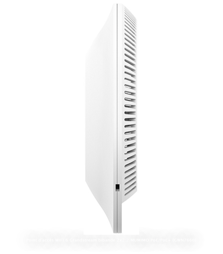 Point d’Accès WiFi 6 Bi-bande 2x2 MU-MIMO PoE/PoE+ Grandstream GWN7660 photo 4