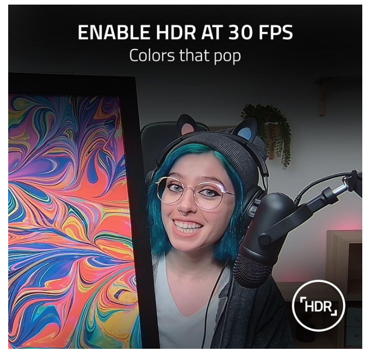 Webcam Professionnelle Full HD HDR USB Razer Kiyo Pro photo 9