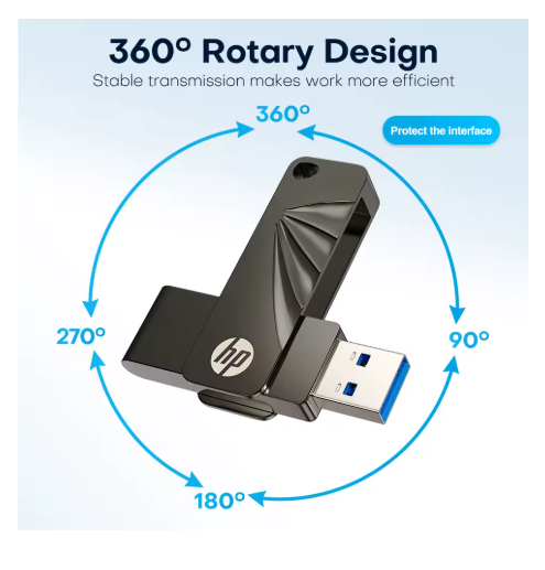Clé USB Professionnelle Métal HP 762W 256 Go photo 4