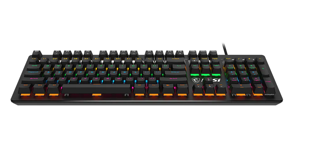 Clavier Gaming Mécanique RGB AZERTY MSI FORGE GK300 BLUE photo 3