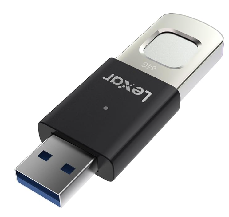 Clé USB Sécurisée Biométrique Lexar JumpDrive Fingerprint F35 Pro 64 Go photo 2