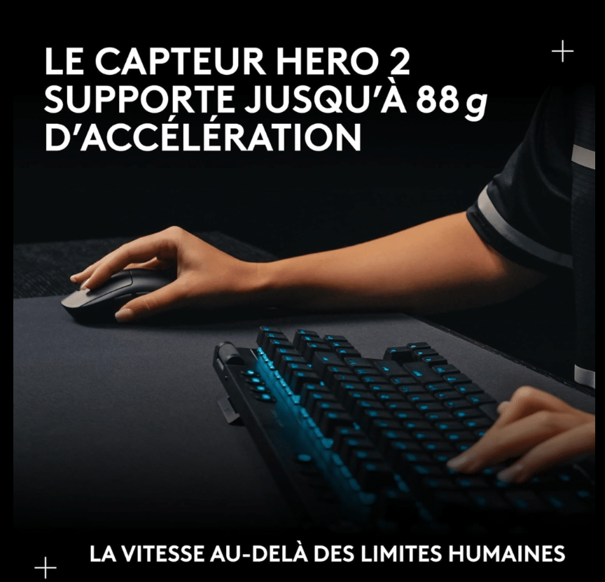 Souris Gaming Sans Fil 32000 DPI LIGHTSPEED Logitech PRO 2 photo 14