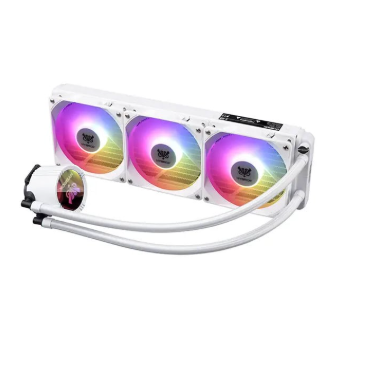 Kit Watercooling 360 mm ARGB CPU Hybrok HL360W Blanc photo 2
