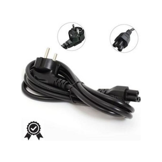 Câble d’alimentation Trèfle IEC C5 pour chargeur PC portable – 1.5 m photo 2