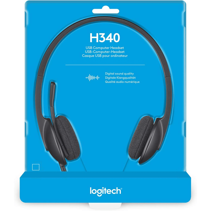 Casque Logitech H340 USB Stéréo avec Micro Anti-bruit photo 3