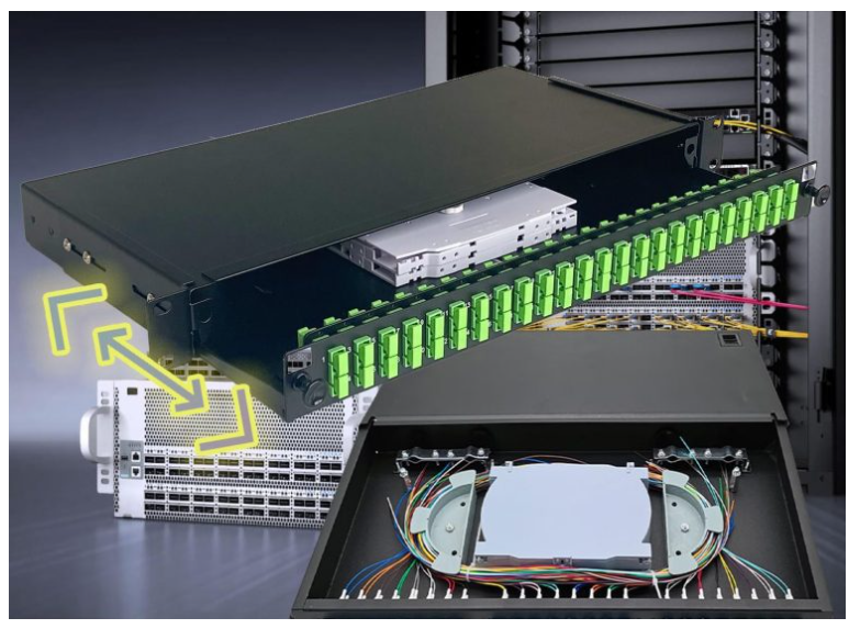 Tiroir Optique 19" 12 à 48 Ports SC / LC / Quad (Simplex & Duplex) photo 5