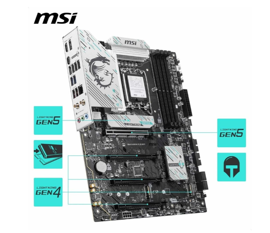 Carte Mère ATX Intel Wi‑Fi Haute Performance MSI PRO B860 GAMING PLUS WIFI photo 10