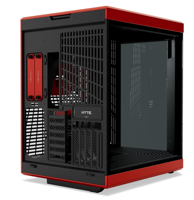 Boîtier PC Gaming Double Chambre avec Écran LCD Tactile 2.5K HYTE Y70 Touch Infinite – Black Cherry photo 4