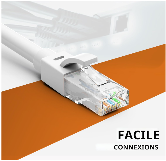 Câble Réseau RJ45 Cat6 (0.5m à 305m) photo 3