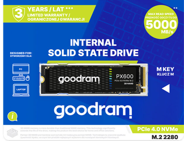 SSD M.2 NVMe 2 To Haute Performance GoodRam PX600 photo 2