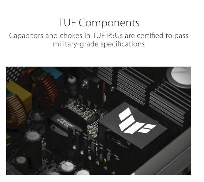 Alimentation PC 850W 80+ Gold Modulaire ATX 3.0 ASUS TUF Gaming photo 5