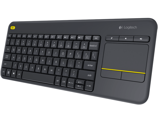 Clavier Sans Fil avec Pavé Tactile Logitech K400 Plus – Gris Foncé photo 2
