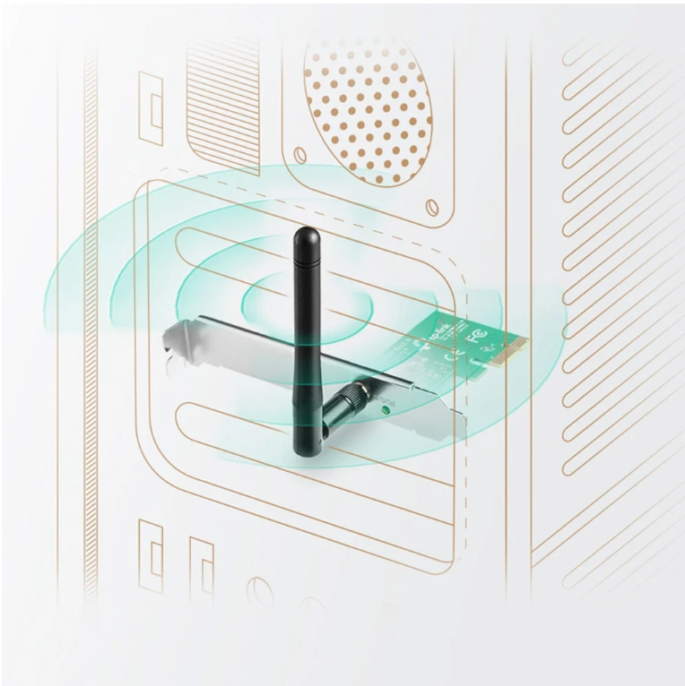 Carte PCI Express WiFi N 150 Mbps TP-Link photo 3