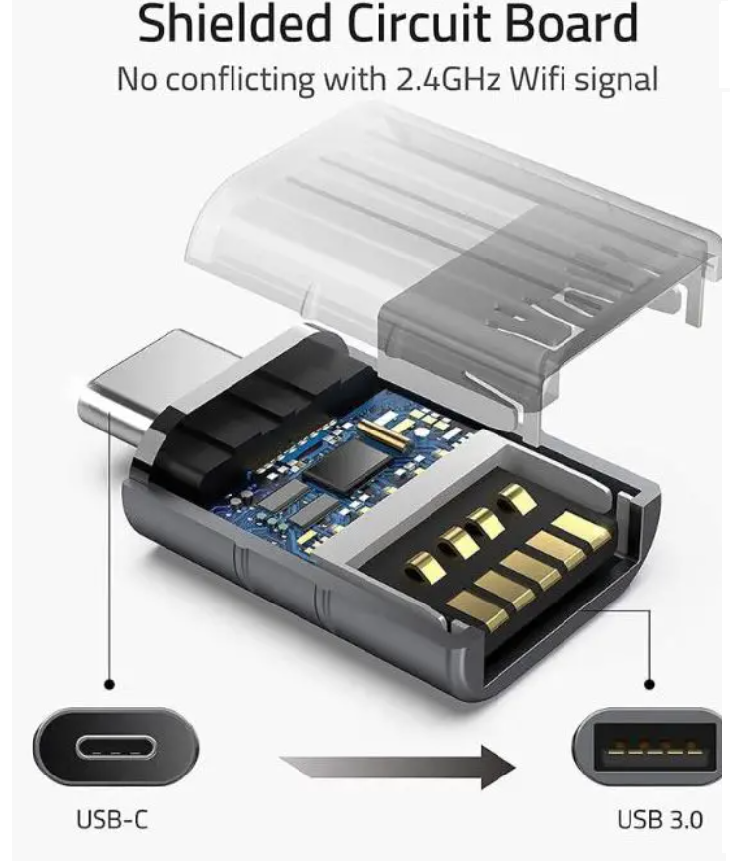 Adaptateur OTG USB-C vers USB-A Airplus JL-TC03M photo 5