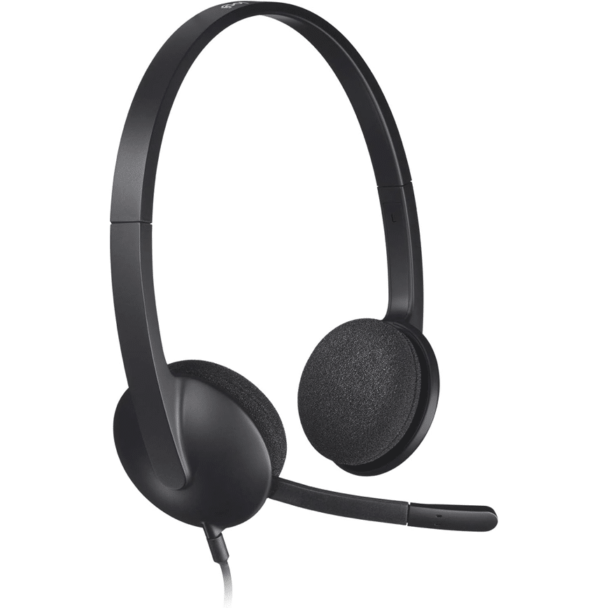 Casque Logitech H340 USB Stéréo avec Micro Anti-bruit photo 2