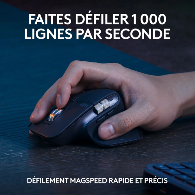 Pack Clavier + Souris Sans Fil Sécurisé Logitech MX Keys Combo for Business Gen 2 photo 4
