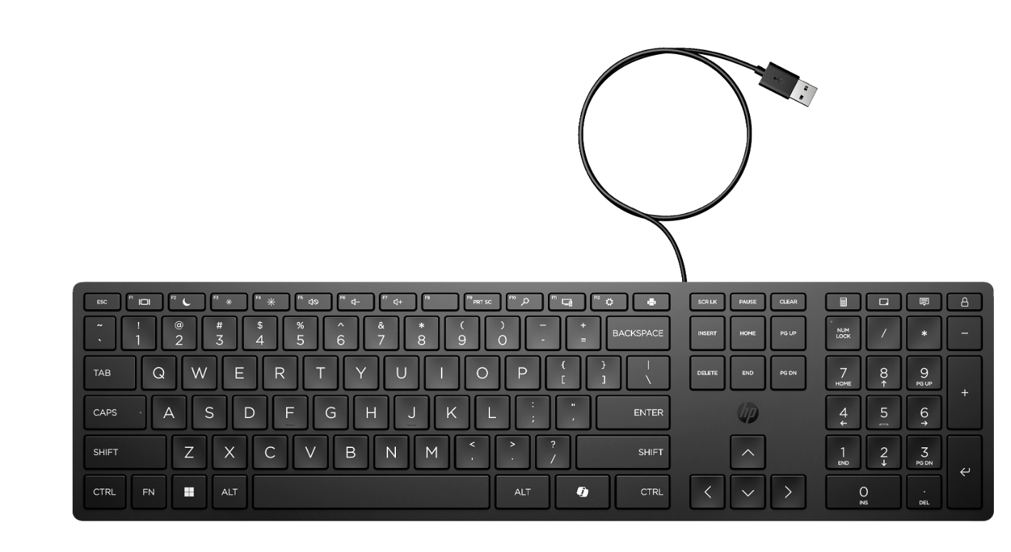Clavier HP Wired Desktop 320K USB – AZERTY photo 2