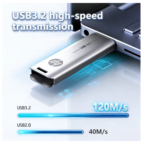 Clé USB 3.2 Haute Vitesse Métal HP 32 Go photo 3
